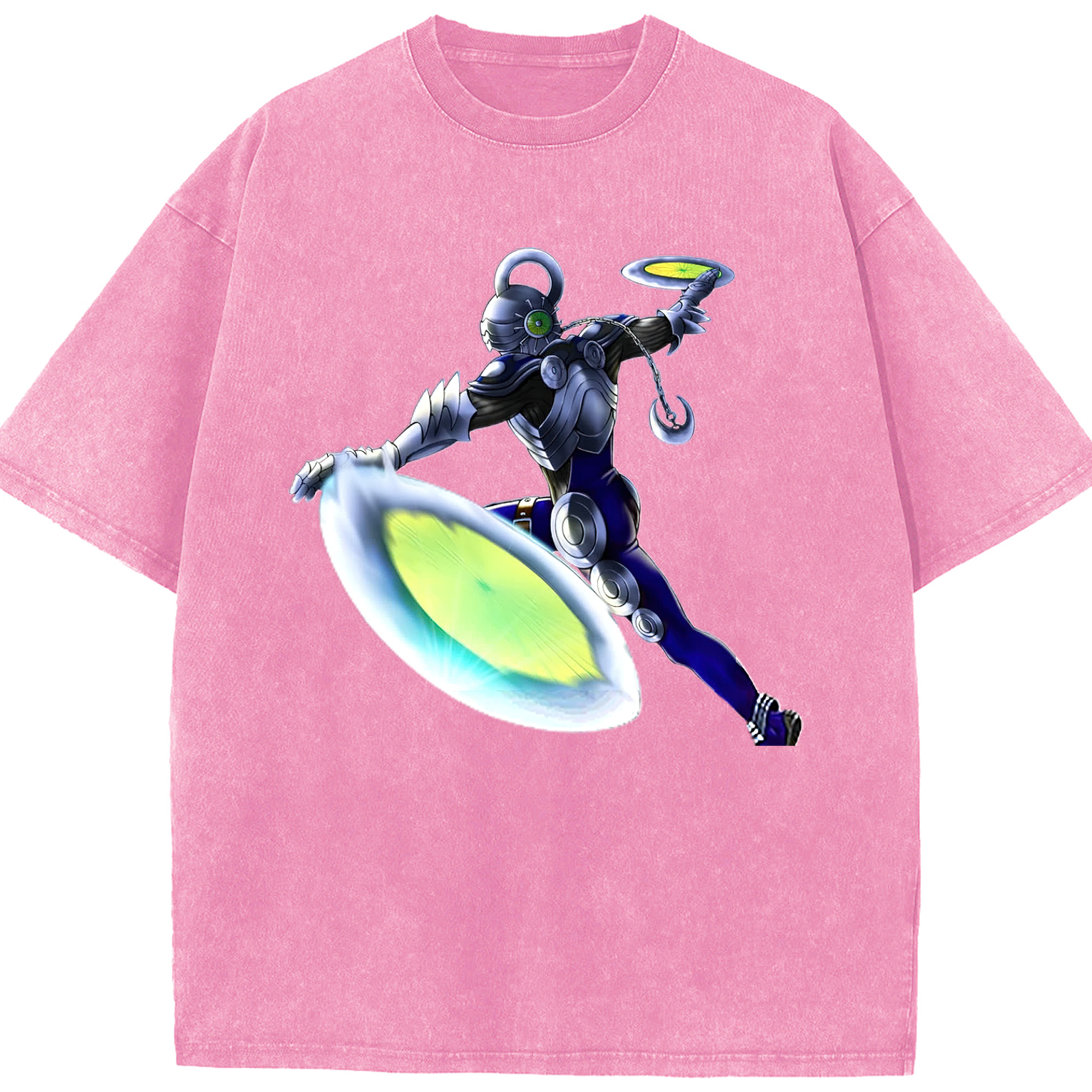 （画像用） 遊☆戯☆王 Yu-Gi-Oh! 綿100% ヴィンテージ風 半袖Tシャツ（フロントプリント）
